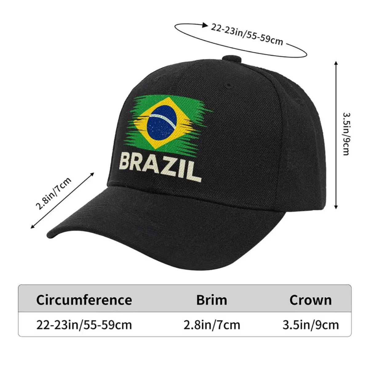 PENDRA Flag Baseball Featuring Cap