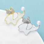PENDRA Cute With Wings Elephant Brooch