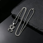 PENDRA Spider Onyx Pendant Necklace