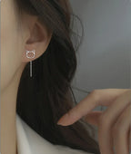 PENDRA Hollow Out Sterling Silver Earrings