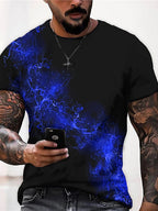 PENDRA Sports Flame Print T-Shirt