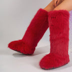 PENDRA Knee Warm Imitation Boots