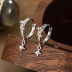 PENDRA Hoop Sterling Silver 3 Earrings