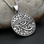PENDRA Horus 316L Stainless Steel Eye of Horus Necklace