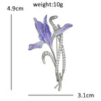 PENDRA Orchidelle Beautiful Orchid Flower Brooch