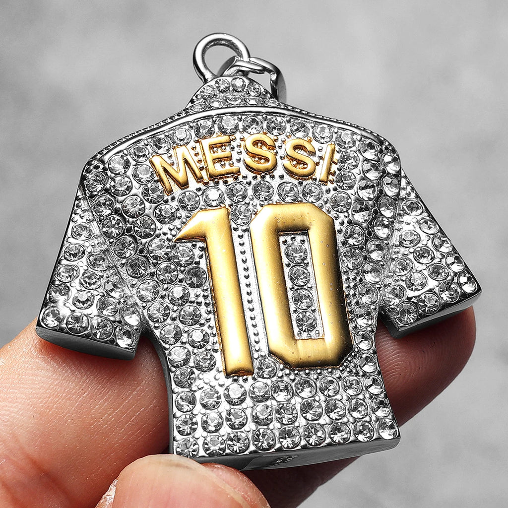 PENDRA Football Jersey Mbapp Steel Necklace