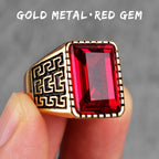 PENDRA Rhinestone Steel Ring
