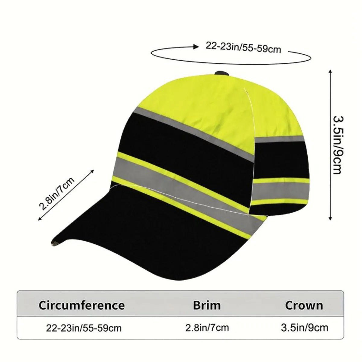 PENDRA Reflective Adjustable Baseball Cap
