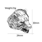 PENDRA Bearcrest Nordic Viking Bear Head Pendant