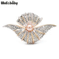 PENDRA Radiant Shell Pearl Brooch