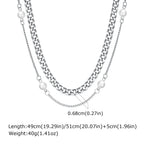 PENDRA Pearl Cuban Chain Necklace