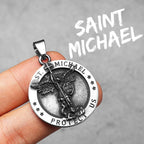 PENDRA St Michael Arch Steel Necklace