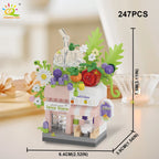 PENDRA Cute Shop Micro Building Set