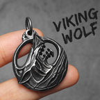 PENDRA Wolf Steel Necklace