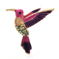 PENDRA Flying Hummingbird Brooch