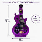 Black Sabbath Guitar Glass Decanter, Purple Rock Band Whiskey Bottle, Bar & Home Decorative Liquor Bottle