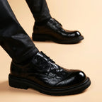 PENDRA Leather Lace Platform Shoes