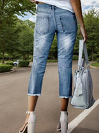 PENDRA Stretch Seven Quarter Jeans