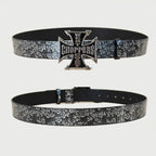 PENDRA Rheaessa Black Cross Buckle Cross Luxury Belt
