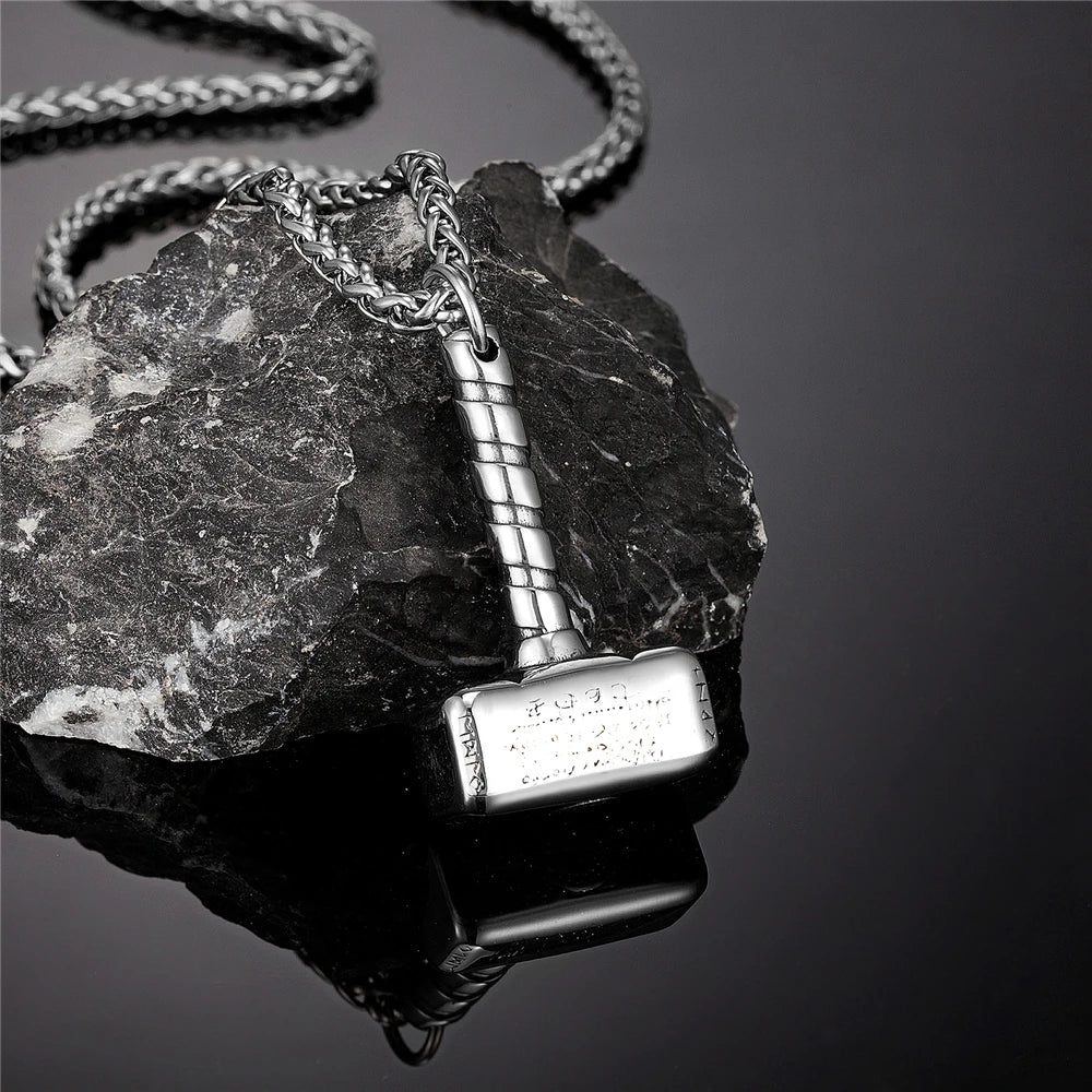 PENDRA Hammer Norse Necklace