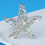 PENDRA Marina Sparkling Starfish Brooch