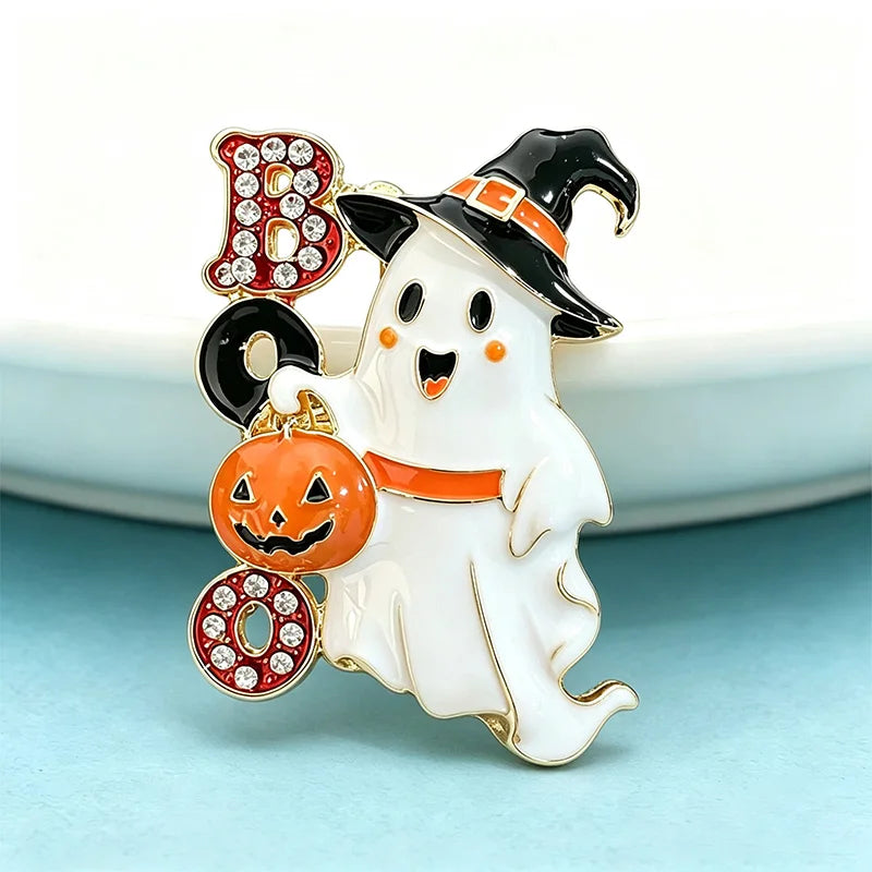 PENDRA Ghostelle Cute Ghost Brooch