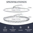PENDRA Cuban Silver Bracelet