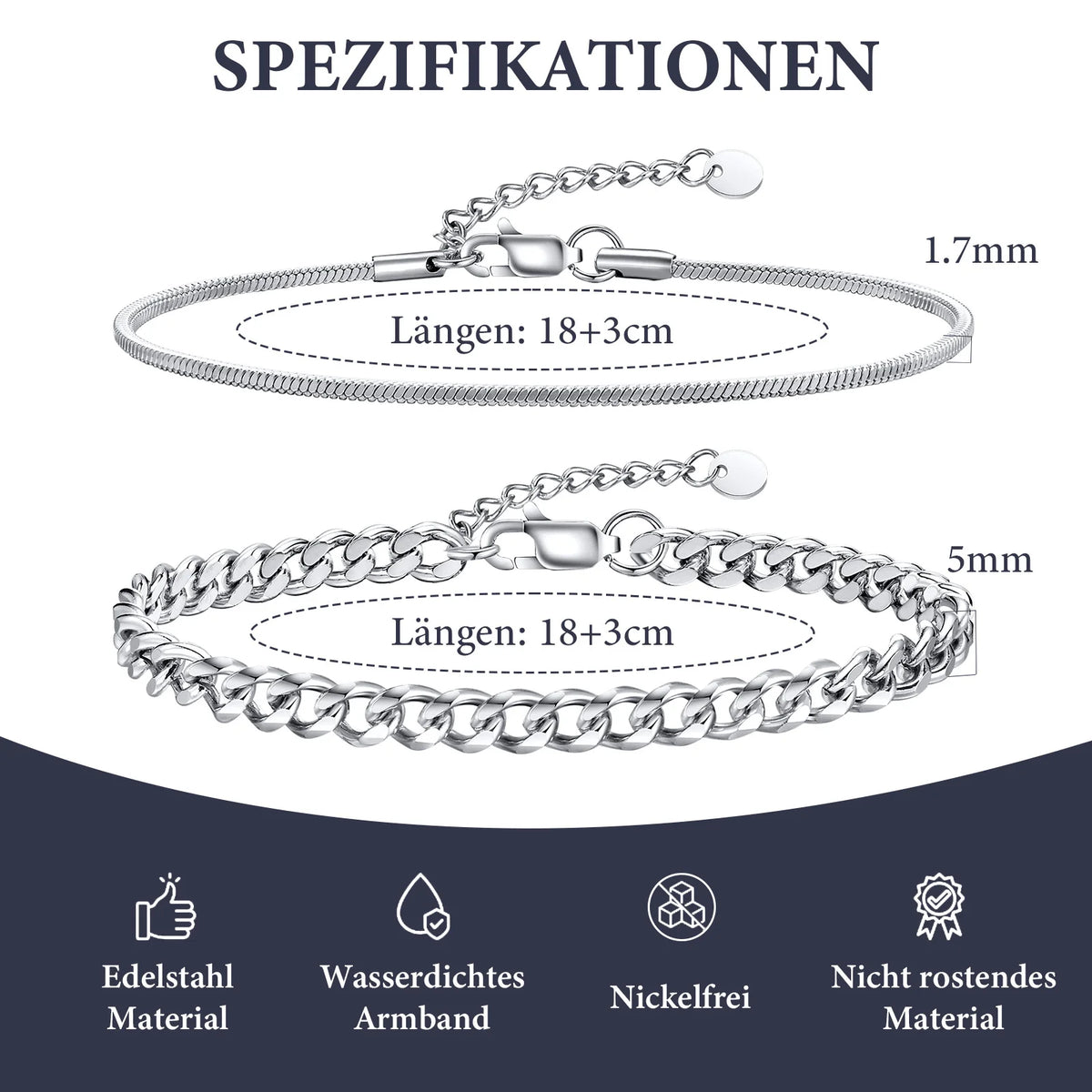 PENDRA Cuban Silver Bracelet