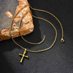 PENDRA Cross Gold Pendant Necklace