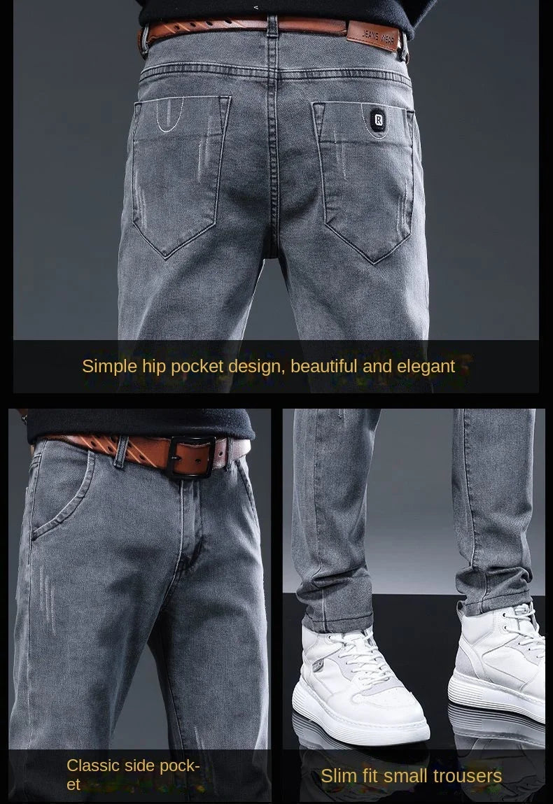 PENDRA Plush Wool Korean Jeans