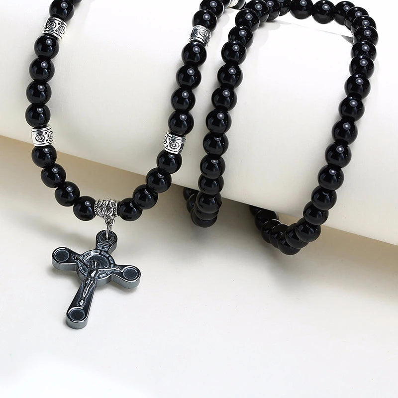 PENDRA Cross Rosary Rosary Necklace