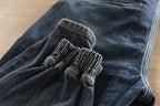 Wholesale 2022 New Hong Kong Style Spliced Ork Clothes Harem Pants Brand Solid Versatile Loose Legged Men Cowboy Baggy Jeans