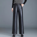 PENDRA Noir Flare High Waist Floor Length Pants
