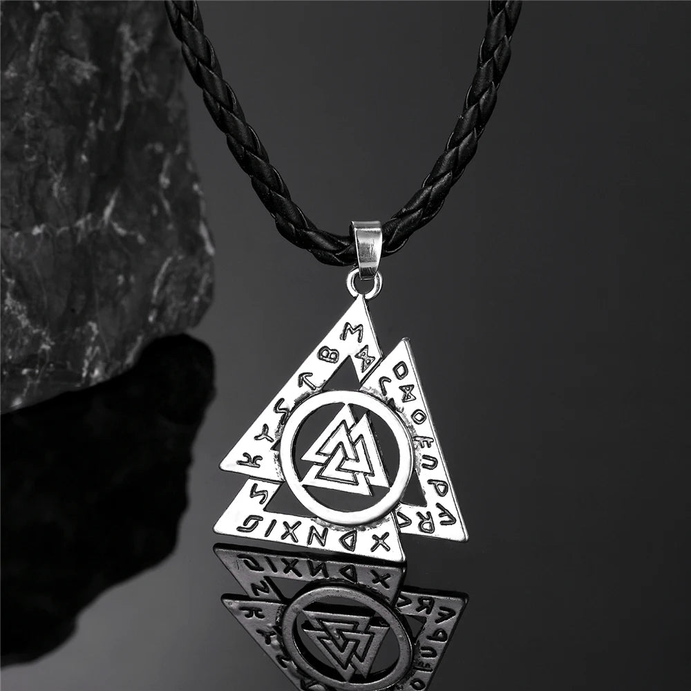 PENDRA Rune Norse Chain Necklace