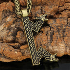 PENDRA Leather Norse Necklace