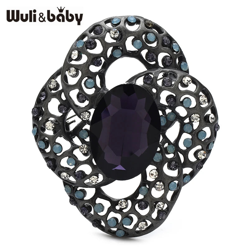 PENDRA Florielle6 Crystal Brooch
