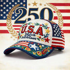 PENDRA Patriotic Printed Over Hat