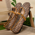 PENDRA Leopard Mesh Flat Shoes
