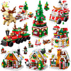 PENDRA Elk Deer Santa Building Set
