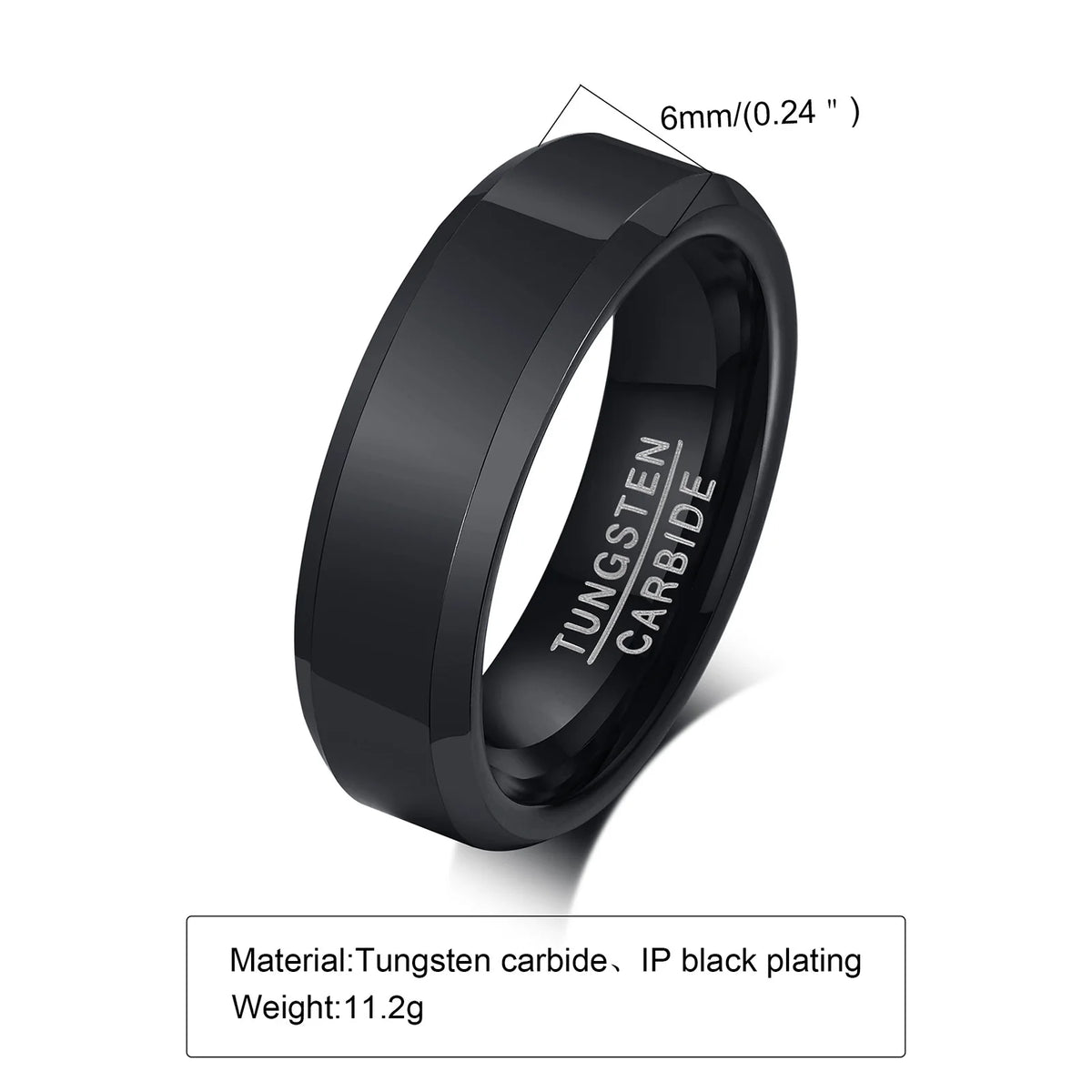 PENDRA Quindell Tungsten Band Ring