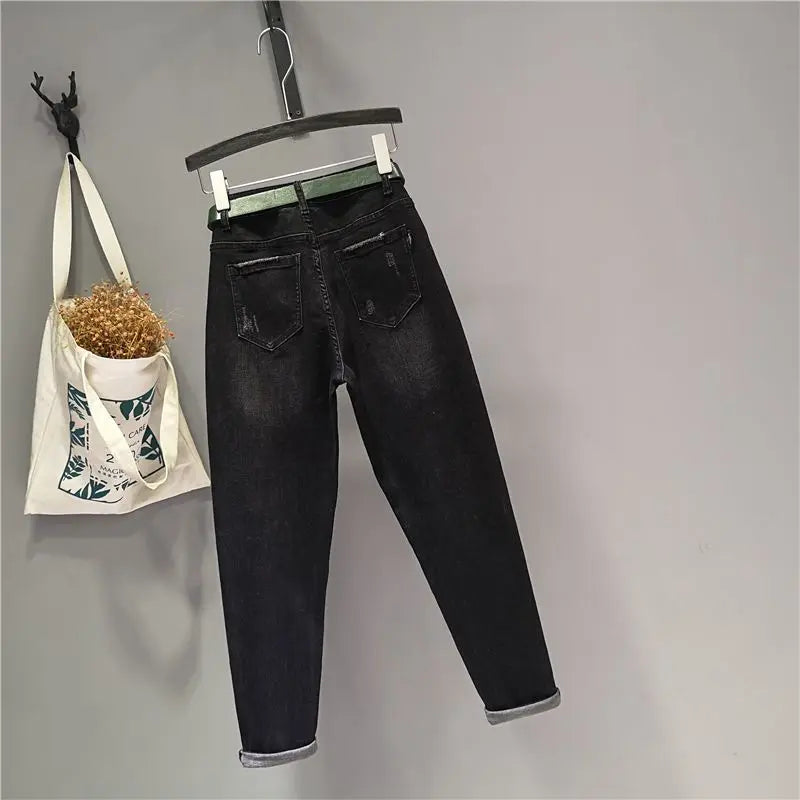 PENDRA Embroidery Elastic Pants