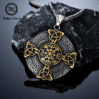 PENDRA Celtic Knot Steel Necklace