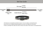 PENDRA Iriselle Leather Black Floral Luxury Belt