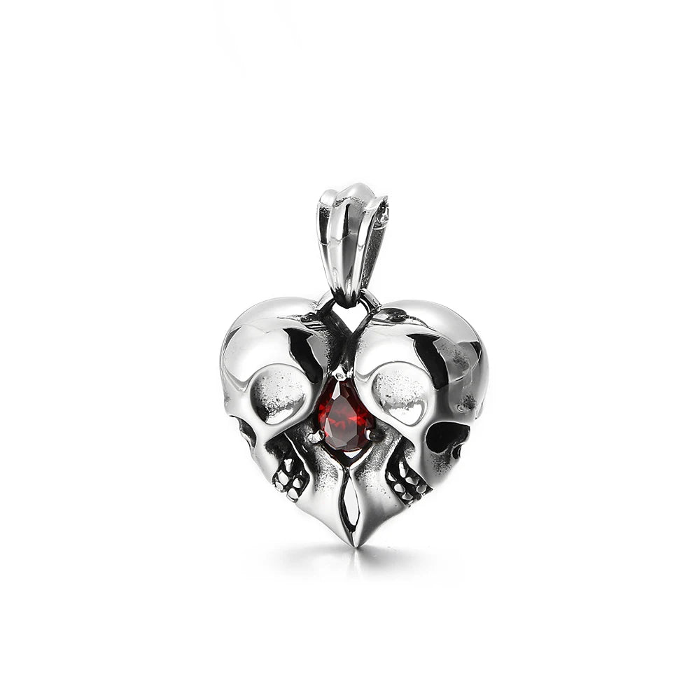 PENDRA Skullforge 316L Stainless Steel Skull Pendant
