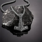 PENDRA Celtic Knot Rune Necklace