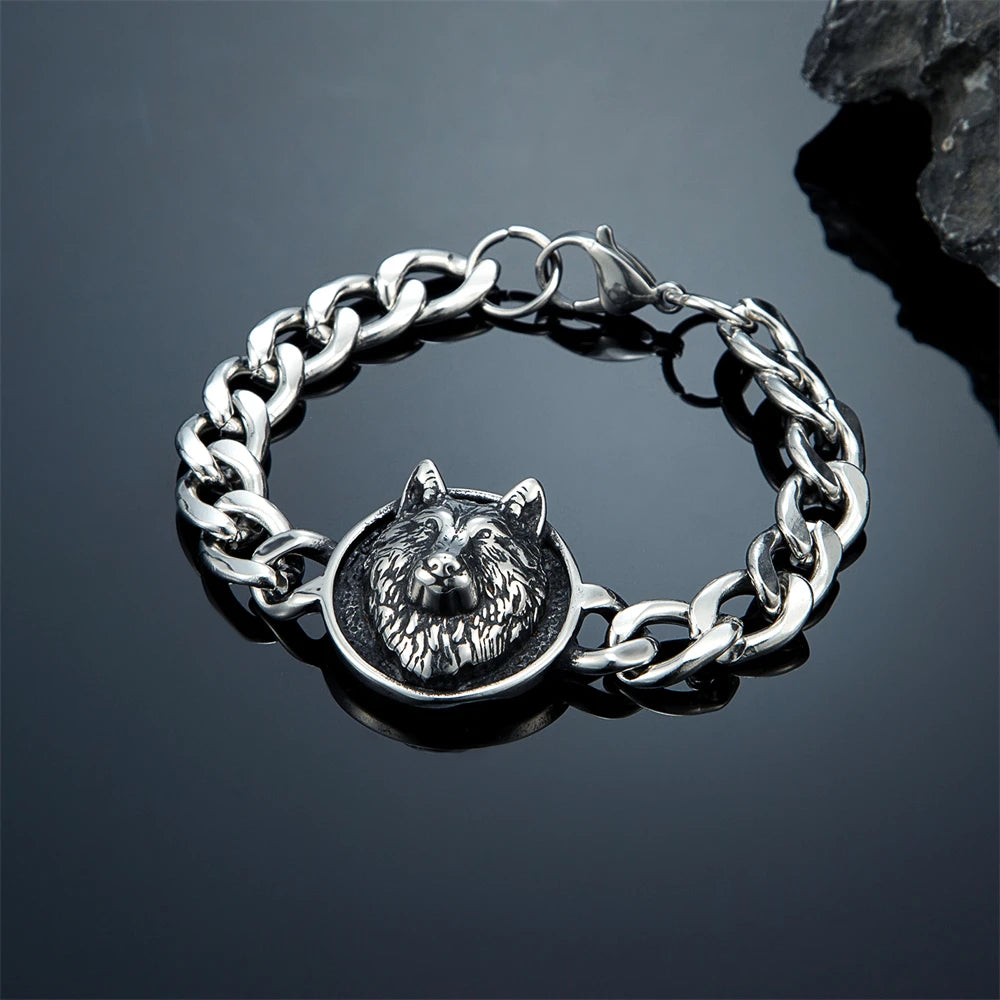 PENDRA Wolf Classic Celtic Bracelet