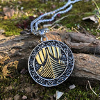 PENDRA Celtic Knot Rune Viking Necklace