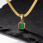 PENDRA Cuban Stone Chain Necklace