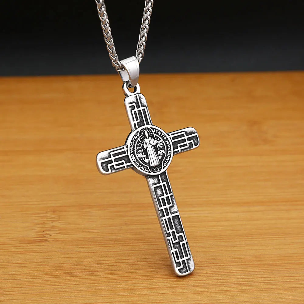 PENDRA Sacredcross Catholic Jesus Cross Pendant