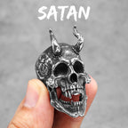 PENDRA Punk Gothic Skull Ring